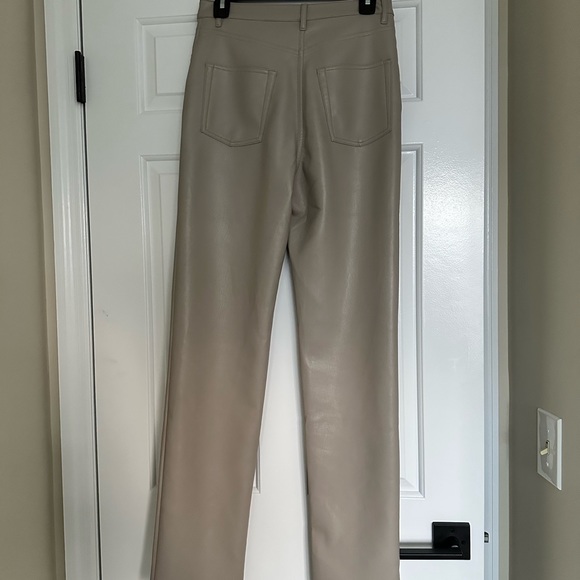 Aritzia Melina Super High Rise Leather Pant - Picture 3 of 8